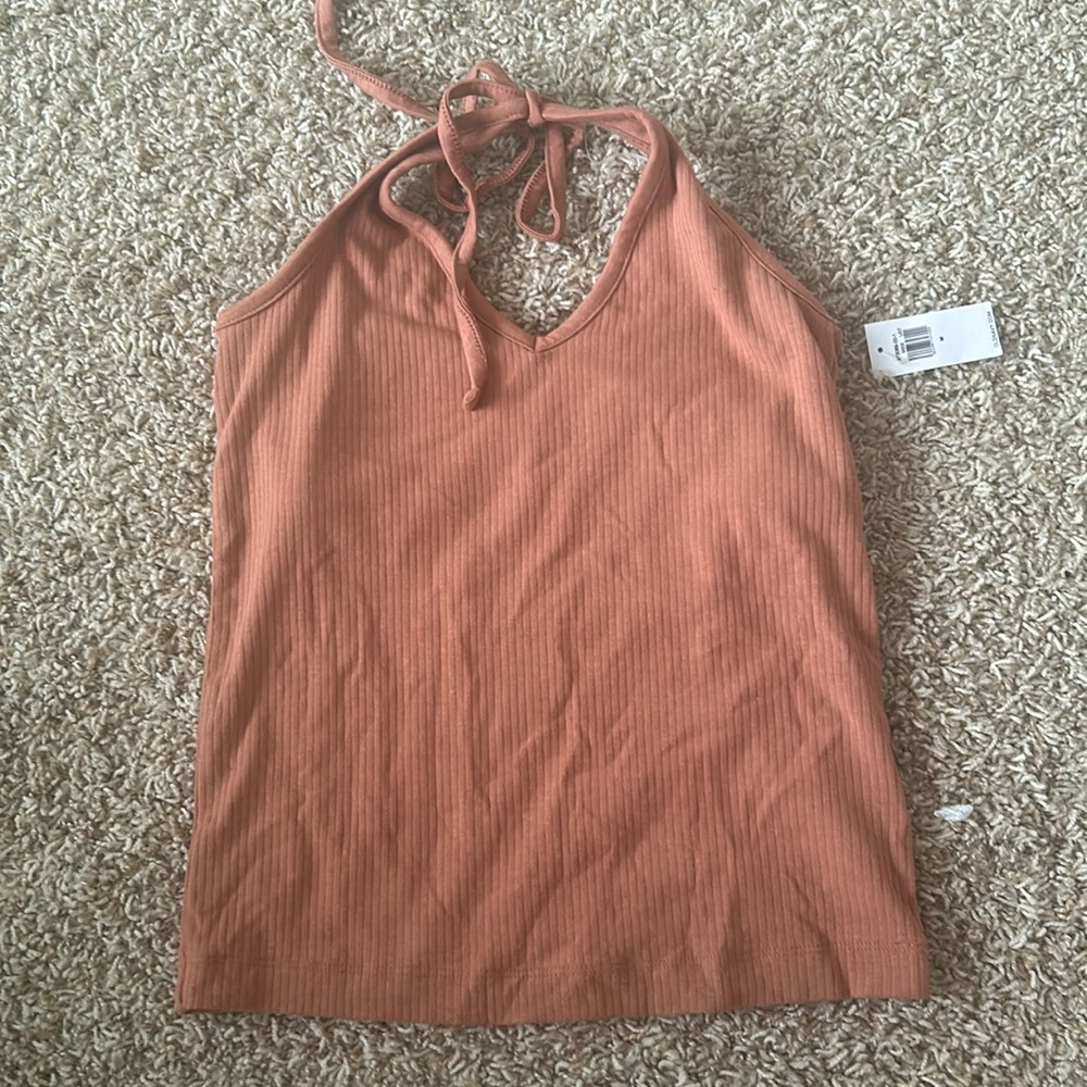 Old Navy Ribbed Halter Top Size Medium